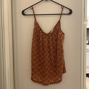 Women’s brown patterned blouse size small
